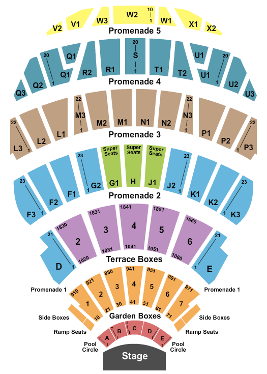 Hollywood Bowl Outlaw Music Festival Seating Chart